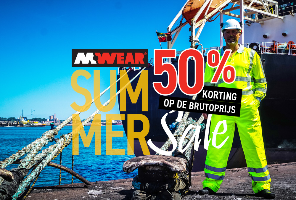 Summer Sale 50% korting op de brutoprijs