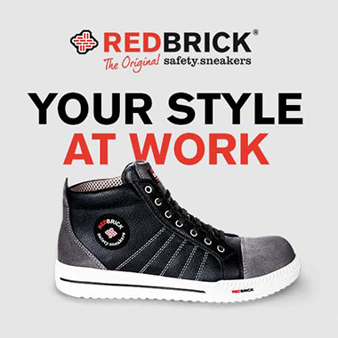 Redbrick: the original safety sneakers