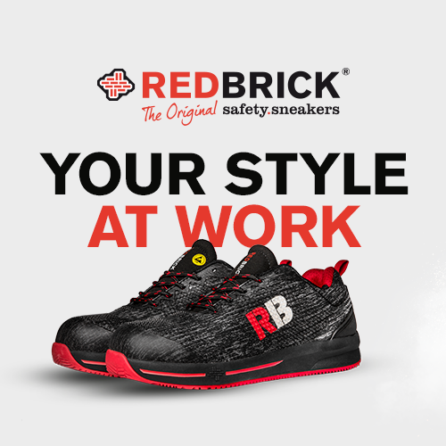 Redbrick: the original safety sneakers