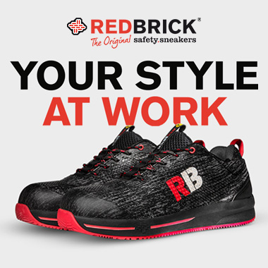 Redbrick Motion: safety shoes with a modern sneaker look