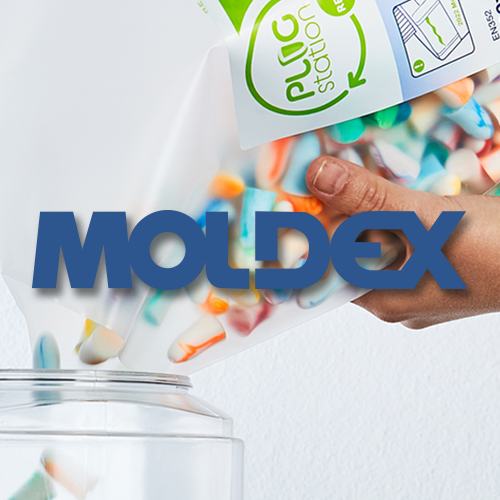 Moldex - Recharge = Réduction des déchets: 92% DE PLASTIQUE EN MOINS !