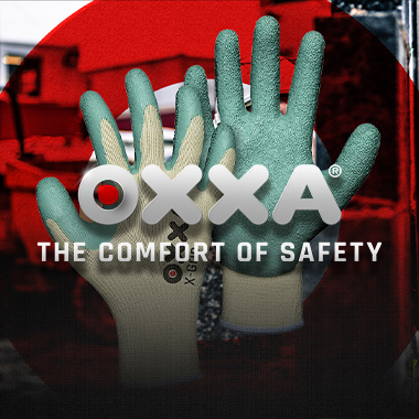 Gants de travail OXXA® pour l'industrie de la construction